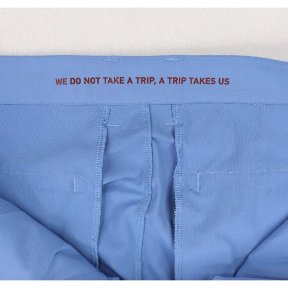 Rhone Commuter Pants Mens 35 X 33 Blue Stretch Performance Polyester 100161 - Picture 8 of 10